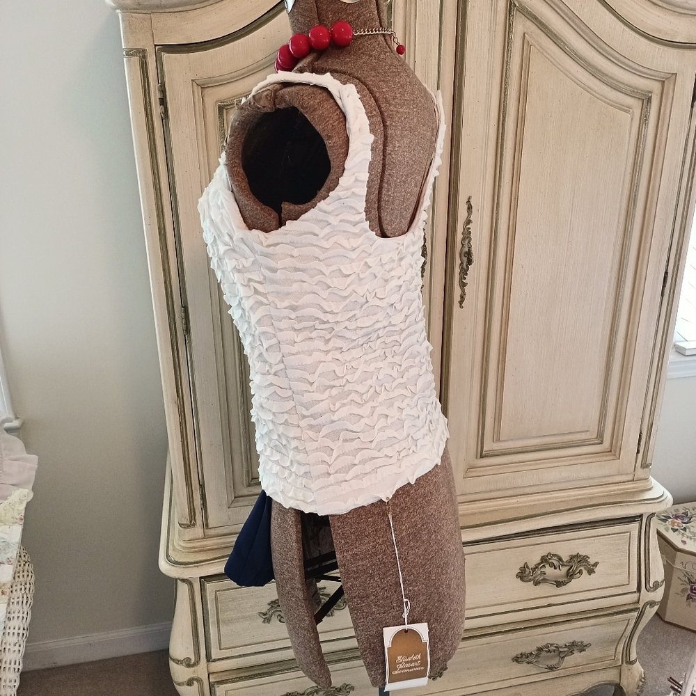 NOS ADORABLE " ELISABETH STEWART SWIMWEAR" RUFFLE! - Picture 8 of 16